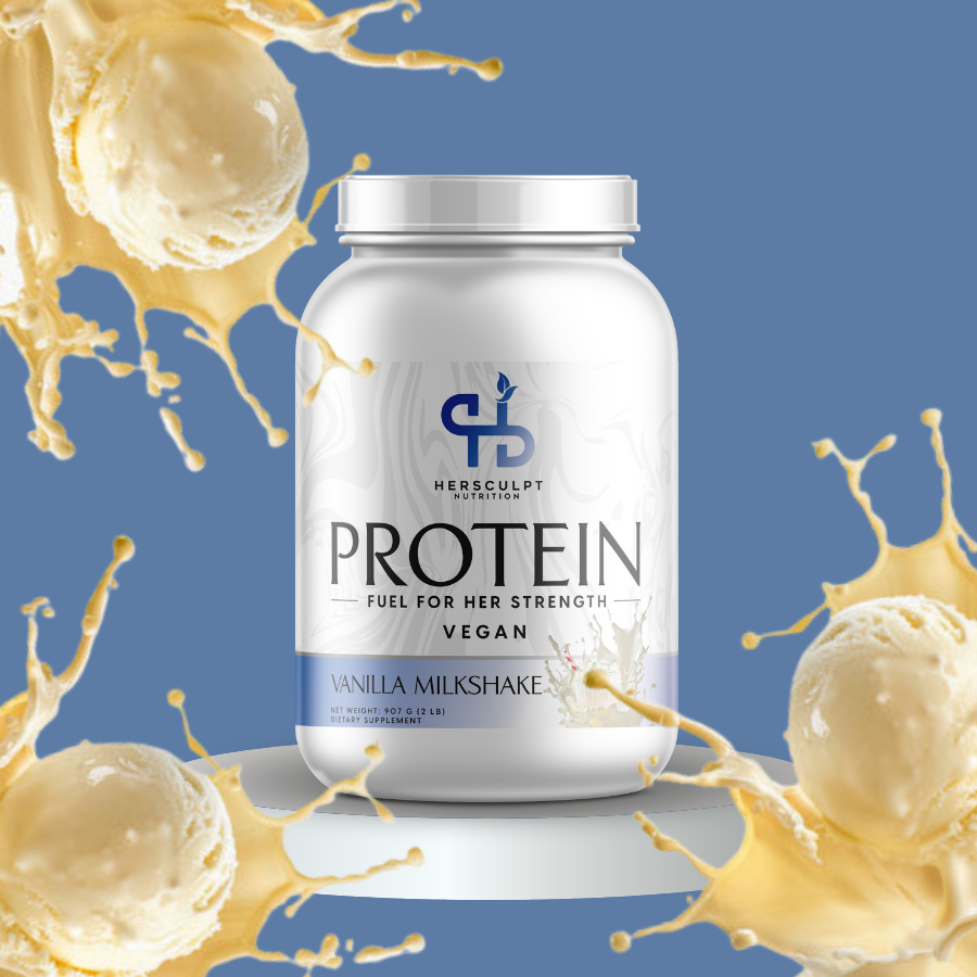 🌱 HerSculpt Vegan Protein – Vanilla