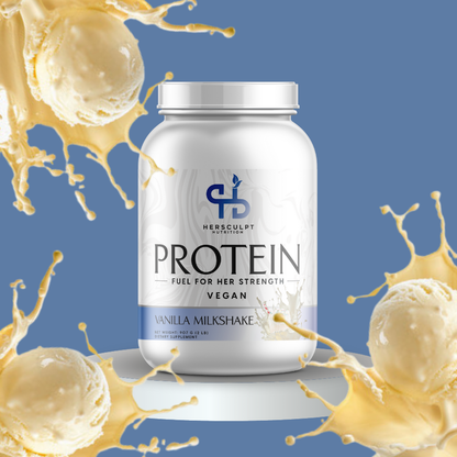 🌱 HerSculpt Vegan Protein – Vanilla
