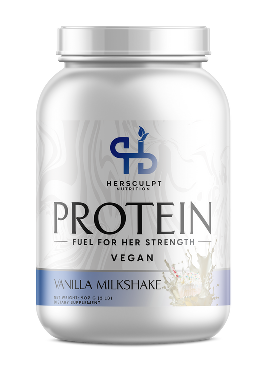 🌱 HerSculpt Vegan Protein – Vanilla